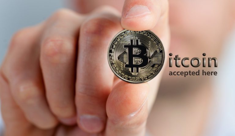 accept payment via bitcoin